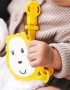 Matchstick Monkey Flat Face Teether & Soother Clip darilni set za otroke Lion