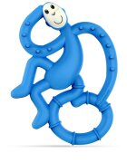 Matchstick Monkey Mini Monkey Teether grizalo z antimikrobnim dodatkom Blue 1 kos