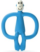 Matchstick Monkey Monkey Teether grizalo s krtačko 2v1 Blue 1 kos