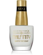 Max Factor Nailfinity Matte Top Coat gel nadlak za nohte z mat učinkom odtenek 101 Velvet Curtain 12 ml