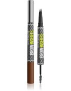 MAYBELLINE NEW YORK Brow Inserts tekoče črtalo za obrvi s krtačko 2v1 odtenek 4 Medium Brown 1.25 ml