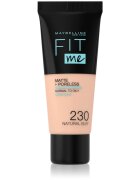 MAYBELLINE NEW YORK Fit Me! Matte+Poreless matirajoči tekoči puder za normalno in mastno kožo odtenek 230 Natural Buff 30 ml