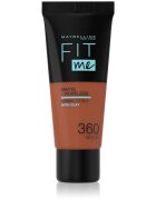 MAYBELLINE NEW YORK Fit Me! Matte+Poreless matirajoči tekoči puder za normalno in mastno kožo odtenek 360 Mocha 30 ml