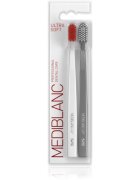 MEDIBLANC 5490 Ultra Soft zobne ščetke ultra soft White Grey 2 kos