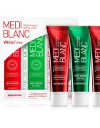 MEDIBLANC Dental Care White Time Set set zobne nege za sijoče bele zobe 3x100 ml