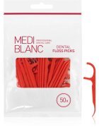 MEDIBLANC Dental Floss Picks dentalni zobotrebci z zobno nitko 50 kos