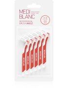 MEDIBLANC Interdental Pick-brush Angle medzobna ščetka 6 ks 05 mm Red 6 kos