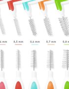 MEDIBLANC Interdental Pick-brush Angle medzobna ščetka 9 ks Mix kit 5 kos