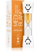 MEDIBLANC KIDS Hourglass peščena ura za otroke Orange 1 kos