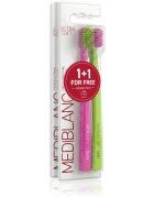 MEDIBLANC Set TB Ultra Soft Pink Green + Super Soft Dpink Blue Duopack zobne ščetke