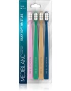 MEDIBLANC Toothbrush Silk zobna ščetka z mehkimi ščetinami 4 kos