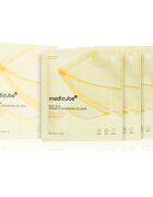 Medicube Kojic Acid Turmeric Brightening Gel Mask vlažilna in posvetlitvena maska z gelasto teksturo 4 kos