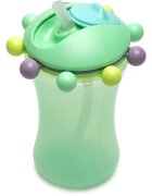 Melii Abacus Straw Sippy Cup skodelica s slamico Mint 1 kos