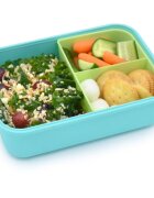 Melii Bento Box škatla za malico Blue Mint Lime 1250 ml