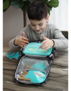Melii Bento Box škatla za malico Blue Mint Lime 1446 ml
