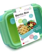 Melii Bento Box škatla za malico Blue Mint Lime 880 ml