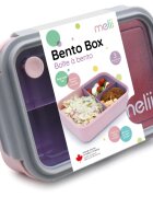 Melii Bento Box škatla za malico Pink Purple Gray 1250 ml