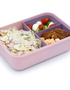 Melii Bento Box škatla za malico Pink Purple Gray 1250 ml
