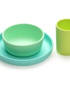 Melii Feeding Set jedilni set Mint Blue Lime