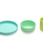 Melii Feeding Set jedilni set Mint Blue Lime