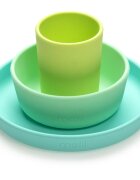 Melii Feeding Set jedilni set Mint Blue Lime