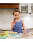 Melii Feeding Set jedilni set Mint Blue Lime