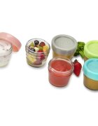 Melii Glass Food Container posoda za shranjevanje živil 6x118 ml