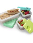 Melii Puzzle Container škatla za malico Blue & Mint 850 ml