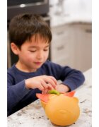 Melii Silicone Bowl with Lid škatla za malico Bear 350 ml