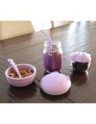Melii Silicone Bowl with Lid škatla za malico Cat 350 ml