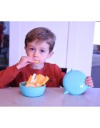 Melii Silicone Bowl with Lid škatla za malico Shark 350 ml