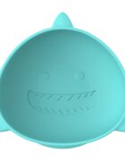 Melii Silicone Suction Bowl silikonska posoda s priseskom Shark 2x300 ml