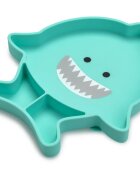 Melii Silicone Suction Plate krožnik s priseskom Shark 1 kos