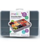 Melii Snackle Box škatla za malico Grey 1368 ml