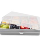 Melii Snackle Box škatla za malico Grey 1368 ml