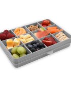 Melii Snackle Box škatla za malico Grey 1368 ml