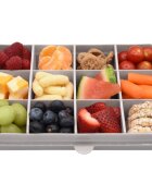 Melii Snackle Box škatla za malico Grey 1368 ml