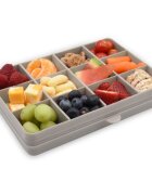 Melii Snackle Box škatla za malico Grey 1368 ml