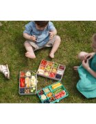 Melii Snackle Box škatla za malico Grey 1368 ml