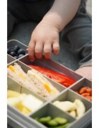 Melii Snackle Box škatla za malico Grey 1368 ml