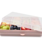 Melii Snackle Box škatla za malico Pink 1368 ml
