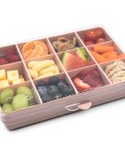 Melii Snackle Box škatla za malico Pink 1368 ml
