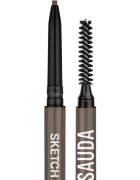 Mesauda Sketch Brows samodejni svinčnik za obrvi s krtačko odtenek 102 Brunette 0.09 g