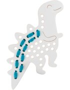 Milin Big Wooden Lacing Toy Dinosaur Alex aktivnostna igrača 22 cm x 15 cm x 07 cm 1 kos