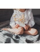Milin Big Wooden Lacing Toy Monkey Amelia aktivnostna igrača 20 cm x 175 cm x 07 cm 1 kos