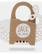 Milin Big Wooden Lacing Toy Whale Jack aktivnostna igrača 9 cm x 195 cm x 07 cm 1 kos