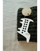 Milin Small Wooden Lacing Toy Daschund aktivnostna igrača 8 cm x 13 cm x 07 cm 1 kos