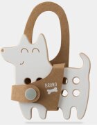 Milin Small Wooden Lacing Toy Dog aktivnostna igrača 10 cm x 10 cm x 07 cm 1 kos