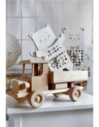Milin Wooden Lacing Toy Mrs. Teddy aktivnostna igrača 22 cm x 16 cm x 07 cm 1 kos