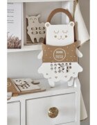 Milin Wooden Lacing Toy Mrs. Teddy aktivnostna igrača 22 cm x 16 cm x 07 cm 1 kos